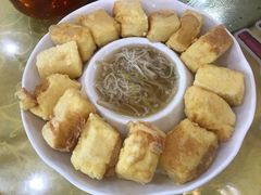 招牌山水豆腐-台山美食一绝阿四台山黄鳝饭(阿四创作店)