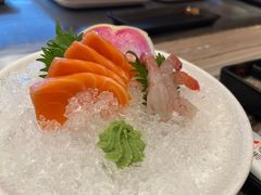 三文鱼刺身-赤坂亭·M9和牛烧肉·铁板烧·日料398放题(长泰广场店)