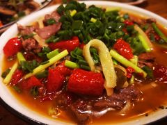 鸡杂绿豆粉-郑件洋芋饭庄