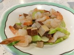 山竹笋凤尾虾-巧克力渔家.小船海鲜胶东菜(万平口店)