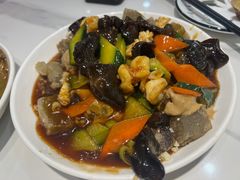 三鲜焖子-方城小吃店