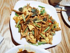 腊八蒜鸡蛋炒莜面鱼-谷养元(老火车站店)