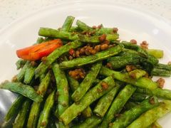 黄豆酱肉碎爆四季豆-新宝餐厅(流塘店)