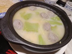 肉丸番薯煲淋大介菜-百年恒益烧腊海鲜酒家·非遗传承(广州黄埔店)