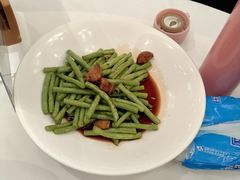 生油拍蒜捞豆角-稻香酒家·33年老字号·港式粤菜(富邦中心店)