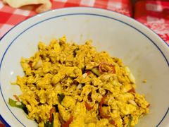 香醋炒土鸡蛋-荆九爷爆炒桥头三嫩(夫子庙店)