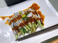 秋葵拌沙虫-黑明餐厅(白鹭洲店)