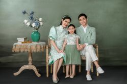-时光纪亲子全家福照相馆(静安店母女写真父母纪念照)