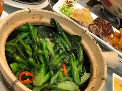 砂锅焖芥菜-勝記酒家·37年老字号·经典粤菜(荔枝公园店)