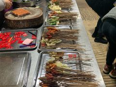 自助取餐区-乐山长药老地方油炸串串(峨眉四中店)