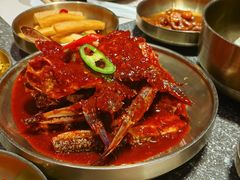 -草家酱蟹炭火烤肉店(珲春南路二店)