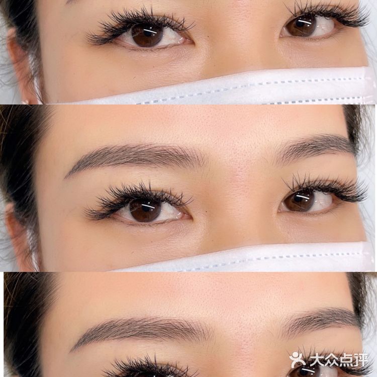 水袖纹眉  野生眉