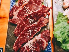 燒汁牛橫隔膜-竹马炭火烤肉(南屏店)