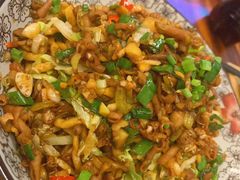 香肠鸡肠炒面-跃跃鸡肠面(人民北路店)