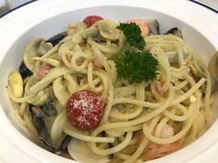 海贝口蘑菇白汁意大利面-Jenny House 珍妮屋新派食堂(美吉特店)
