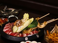 火山牛肉蘑菇锅-韩鼎丰·韩国料理(林奥店)