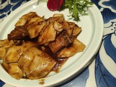 牛仔骨炒年糕-绿茶餐厅(王府井永宁门店)