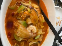 海鲜辣汤面-桃园中华料理炸酱面(燕儿岛路店)