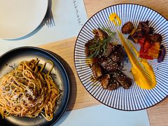 甜不腻金瓜酱照烧谷饲牛肋条-幸薈飯堂
