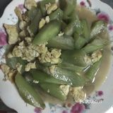家庭小炒之丝瓜炒鸡蛋，夏天里的一道美味菜