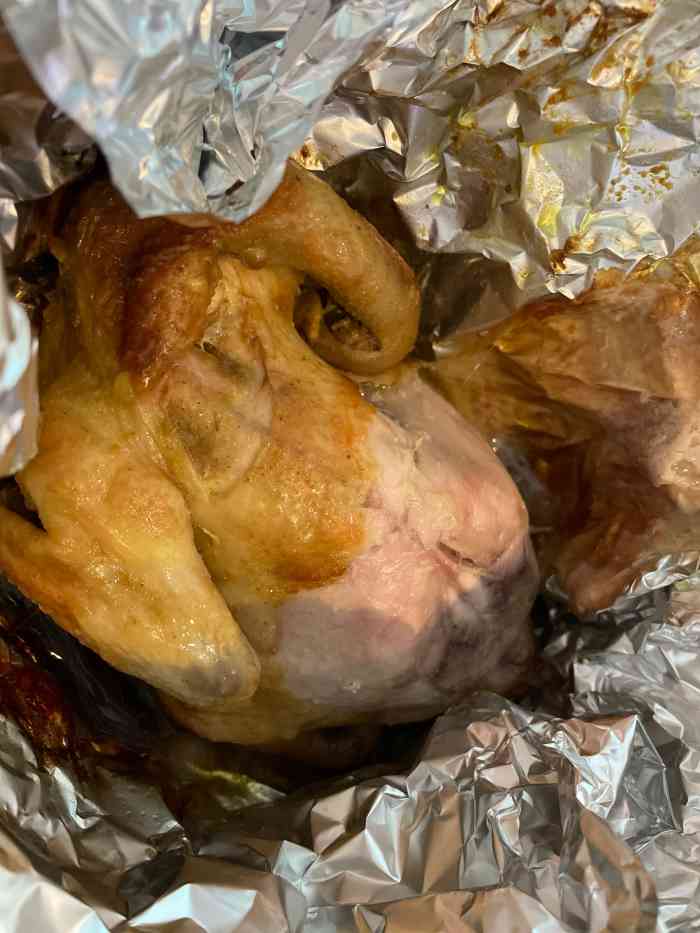 窑鸡王(夫子庙店)-"这家是点的外卖吃的,半个窑鸡加盐焗鸡心.