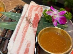 -明洞阿姨·韩式酱蟹烤肉·创意料理(三元桥店)