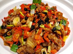 酱爆鸡蛋豆角-京城小江南·北京烤鸭·江南土菜·白鱼(中关村店)
