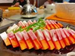 蓝莓木瓜鲜奶-味莊·青岛菜(云霄路店)