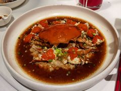 葱油蒸红膏蟹-玫瑰厅上海菜(兴国路店)