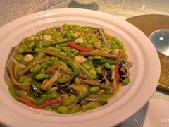 青茄鳝丝烧毛豆-阿英煲(凉城路店)