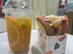 燃爆橙子水果茶-蛋先生·爆蛋吐司(天一广场店)