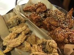 炸鸡翅一半一半-富乐满韩国正宗炸鸡韩国料理(虹泉路店)