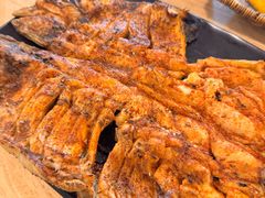 碳烤虹鳟鱼-钰田大院·碳烤虹鳟鱼·怀柔地道农家菜(雁栖湖店)