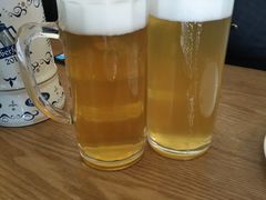 小麦啤酒-普兰达德国餐厅·德式脆皮烤猪肘·自酿啤酒(观唐店)