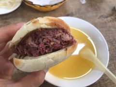 肥瘦的驴肉火烧-闫家驴肉火烧(五四店)