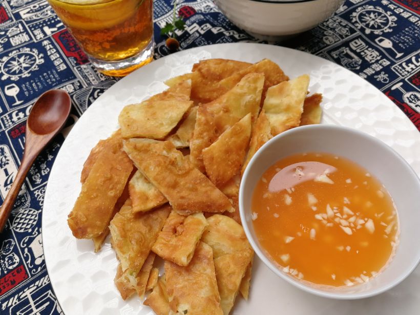 宅家diy菜谱‖海南老爸茶的酥脆烙饼