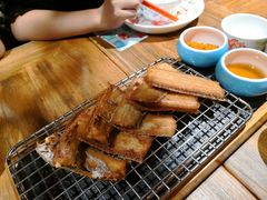 干炸带鱼-老头儿真传-老头儿油爆虾(胜利河美食街店)