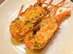 【晚餐】铁板蒜蓉小青龙-西安凯悦酒店-自助餐厅·海鲜·烧烤