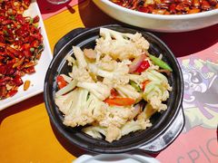 锅有机花菜-一个叫川的地方(麒麟新天地店)