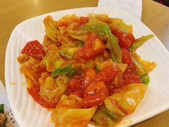 卷心菜炒番茄-台北楚楚园馅饼粥(虹桥南丰城店)