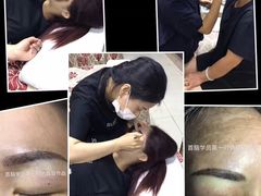 上课实景纹绣-首脑美容美发化妆美甲培训学校(龙岗校区)