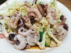 椒麻胶东小章鱼-直隶安家牛肉罩饼(建华店)