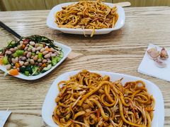 鸡蛋炒刀削面-晋味坊手工刀削面农家菜(霍营店)