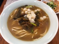 虾爆鳝面-奎元馆.百年奎元.非遗传承(西湖边的解放路店)