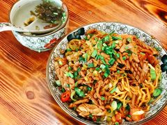 鸡肠腰花炒面-跃跃鸡肠面(人民北路店)
