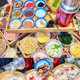 相当于人均50左右吃一大桌～·
