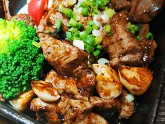 金蒜牛肉粒-三石铁板烧(紫竹桥店)
