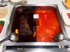 红油清汤鸳鸯锅底-海底捞火锅(劲松店)