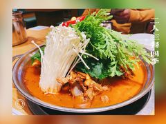 辣白菜脊骨火锅-韩香福脊骨汤锅(上杭路店)