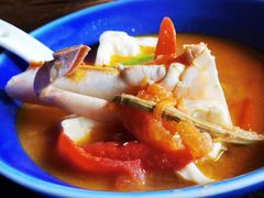 梭子蟹番茄豆腐煲-菲乐餐厅(三十年经营·湖滨路店)